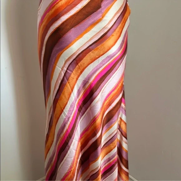 Striped Multicolor Maxi Dress - Picture 9 of 9